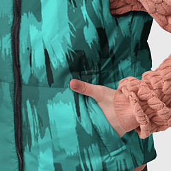 Детский жилет Бирюзовый камуфляж, цвет: 3D-черный — фото 2