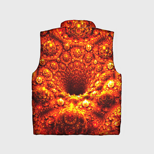 Детский жилет Фрактал абстракция / 3D-Красный – фото 2