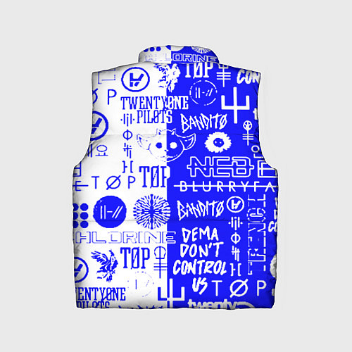 Детский жилет Twenty one pilots лого / 3D-Красный – фото 2