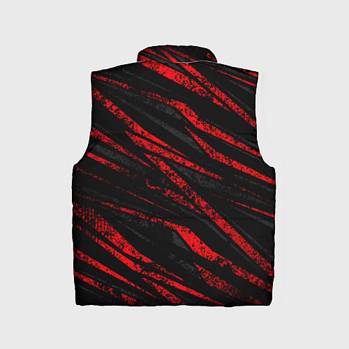 Детский жилет N7 - красный камуфляж / 3D-Красный – фото 2