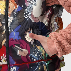 Детский жилет Клинок, рассекающий демонов аниме, цвет: 3D-черный — фото 2