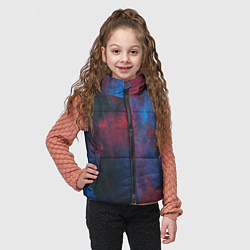Детский жилет Тай-дай космос, цвет: 3D-красный — фото 2