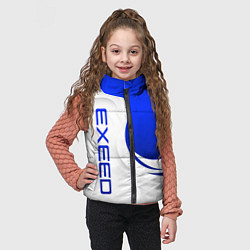 Детский жилет Exeed - синий и белый, цвет: 3D-черный — фото 2