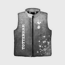 Детский жилет Tottenham - grey gradient вертикально, цвет: 3D-черный