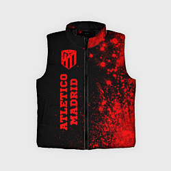 Детский жилет Atletico Madrid - red gradient по-вертикали, цвет: 3D-черный