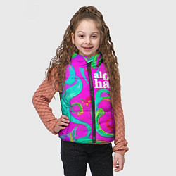 Детский жилет Abstract floral pattern - aloha, цвет: 3D-красный — фото 2