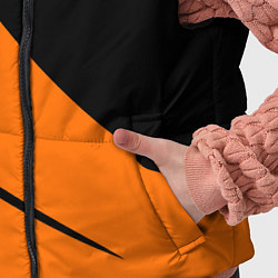 Детский жилет Чёрно-оранжевый двуцветный, цвет: 3D-черный — фото 2