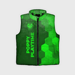 Детский жилет Poppy Playtime - green gradient по-вертикали