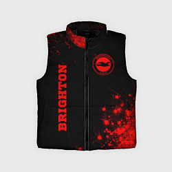 Детский жилет Brighton - red gradient вертикально, цвет: 3D-черный