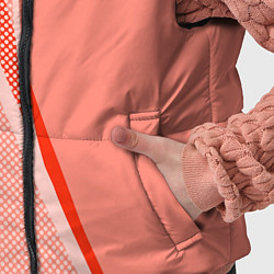 Детский жилет Sport персиковый с полосой, цвет: 3D-черный — фото 2