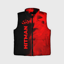 Детский жилет Hitman - red gradient по-вертикали