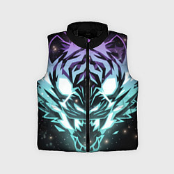 Детский жилет Неоновый зверь, цвет: 3D-черный
