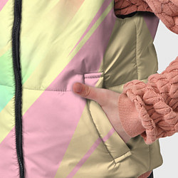 Детский жилет Нежный розовый абстрактный, цвет: 3D-красный — фото 2