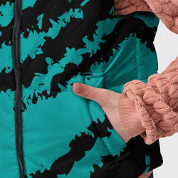 Детский жилет The color is black and light blue, цвет: 3D-светло-серый — фото 2