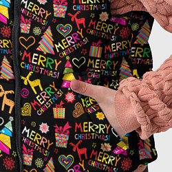 Детский жилет Merry Christmas - New Year, цвет: 3D-красный — фото 2