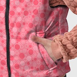 Детский жилет Красные коралловые пузыри, цвет: 3D-красный — фото 2