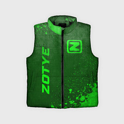 Детский жилет Zotye - green gradient вертикально