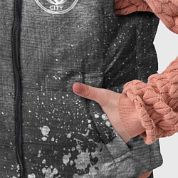 Детский жилет Manchester City - grey gradient вертикально, цвет: 3D-черный — фото 2