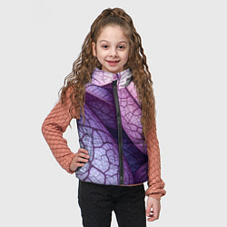 Детский жилет Прожилки экзотического растения, цвет: 3D-светло-серый — фото 2