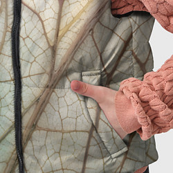 Детский жилет Прожилки листика, цвет: 3D-черный — фото 2