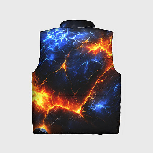 Детский жилет Лада и лед в разломе плит / 3D-Красный – фото 2