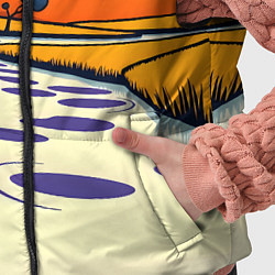 Детский жилет Арт с фантастическим пейзажем, цвет: 3D-черный — фото 2