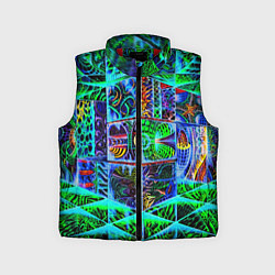Детский жилет Психоделика узор кислотный
