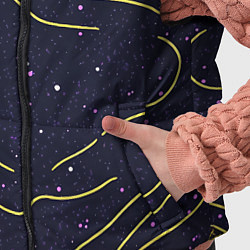 Детский жилет Абстракция золотых линий текстура, цвет: 3D-светло-серый — фото 2