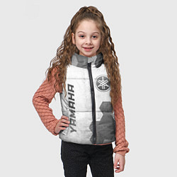 Детский жилет Yamaha - white gradient вертикально, цвет: 3D-черный — фото 2