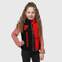 Детский жилет Hoffenheim - red gradient по-вертикали, цвет: 3D-черный — фото 2