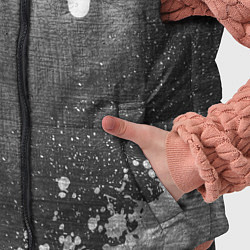 Детский жилет Destiny - grey gradient вертикально, цвет: 3D-черный — фото 2