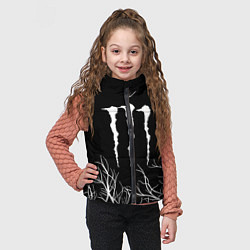 Детский жилет Monster energy лес, цвет: 3D-красный — фото 2