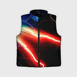 Детский жилет Lightning light, цвет: 3D-черный