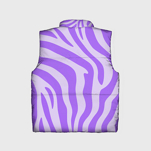 Детский жилет Лавандовый тигровый паттерн / 3D-Светло-серый – фото 2
