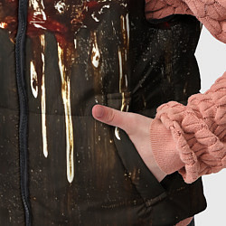 Детский жилет Стекающий мед - текстура, цвет: 3D-черный — фото 2