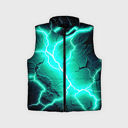 Детский жилет Color light blue black, цвет: 3D-черный