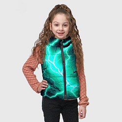 Детский жилет Color light blue black, цвет: 3D-черный — фото 2