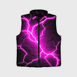 Детский жилет The color is pink and black, цвет: 3D-черный