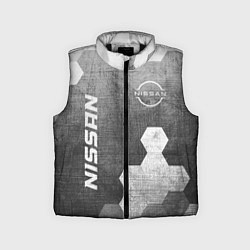 Детский жилет Nissan - grey gradient вертикально