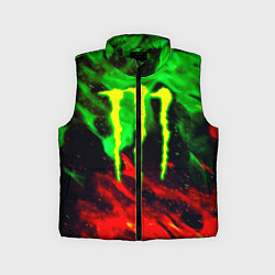 Детский жилет Monster energy огонь лого