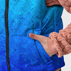 Детский жилет Голубой в синеву с узором, цвет: 3D-черный — фото 2