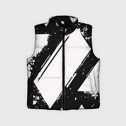 Детский жилет Color black white, цвет: 3D-черный