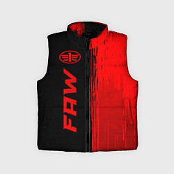 Детский жилет FAW - red gradient по-вертикали