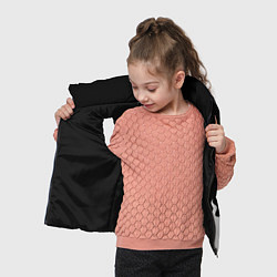 Детский жилет Ювентус белый огонь, цвет: 3D-черный — фото 2