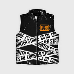 Детский жилет CS x pubg, цвет: 3D-светло-серый