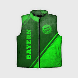 Детский жилет Bayern - green gradient вертикально, цвет: 3D-черный