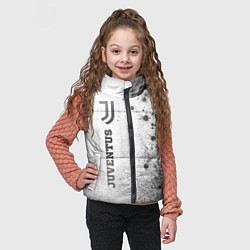 Детский жилет Juventus - white gradient по-вертикали, цвет: 3D-черный — фото 2