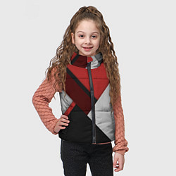Детский жилет Color black red grey, цвет: 3D-черный — фото 2