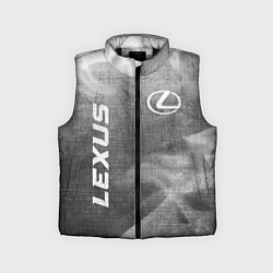 Детский жилет Lexus - grey gradient вертикально, цвет: 3D-черный