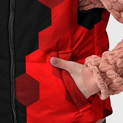 Детский жилет Fiat - red gradient по-вертикали, цвет: 3D-черный — фото 2